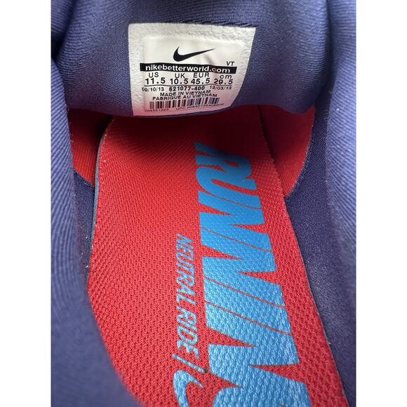 NIKE AIR MAX BLUE RECALL 621077-400 SHOES MENS SIZE US 11.5 - Picture 11 of 11